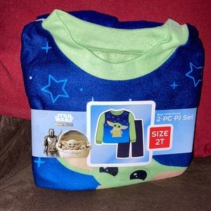 STAR WARS THE MANDALORIAN BOYS 2 PIECE PAJAMA SET, SIZE 2T
